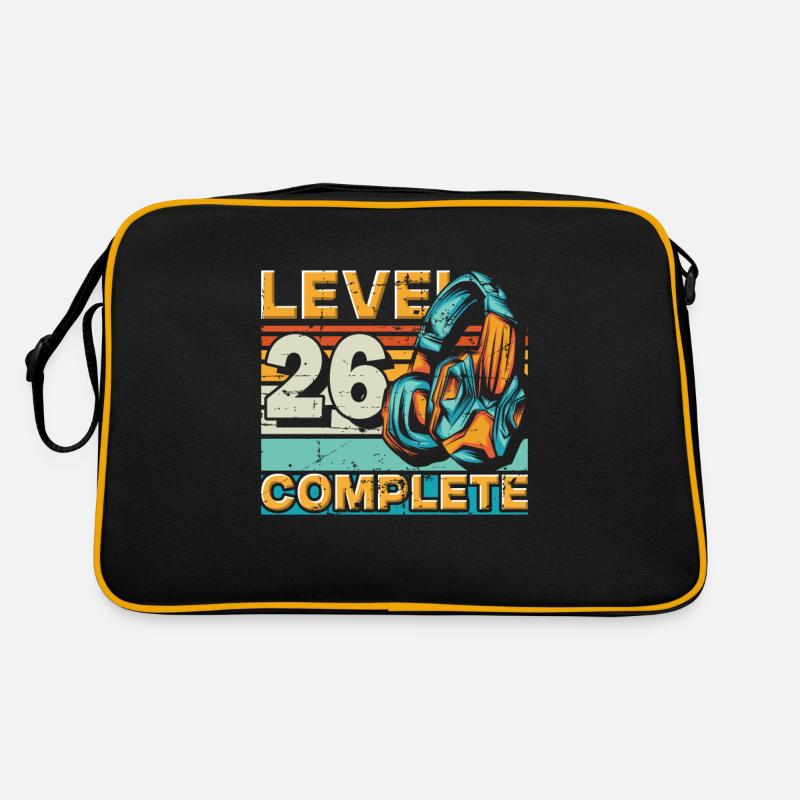 Gaming Birthday Level 26 Complet pour les joueurs. Sac Retro