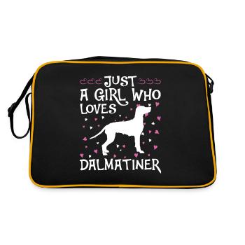Propriétaire de chien de chien dalmate - Sac Retro - noir/or - Dos