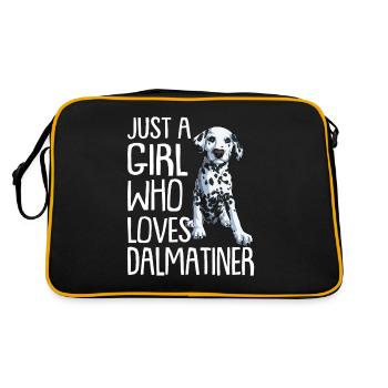 Propriétaire de chien de chien dalmate - Sac Retro - noir/or - Dos