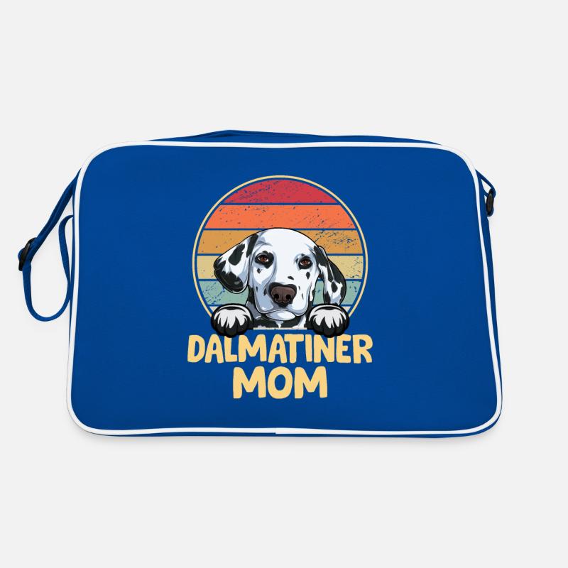 Dalmatiner Hund Dog Hundehalter Retro Tasche