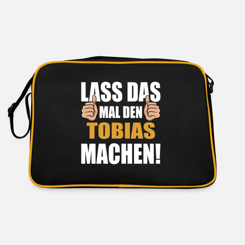Lass das mal den Tobias machen Retro Tasche