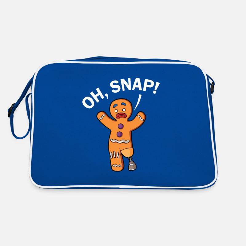Leg surgery wheelchair lost leg Retro Bag