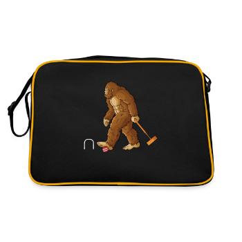Croquet - Sac Retro - noir/or - Dos