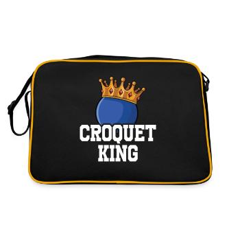 Croquet - Sac Retro - noir/or - Dos