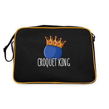 Croquet - Sac Retro - noir/or - Dos