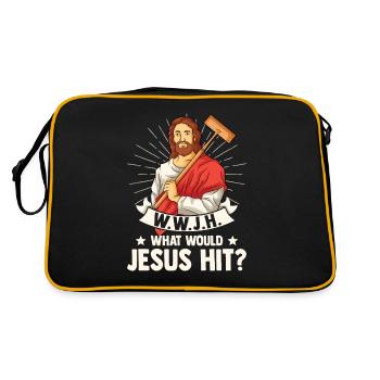 Croquet - Sac Retro - noir/or - Dos