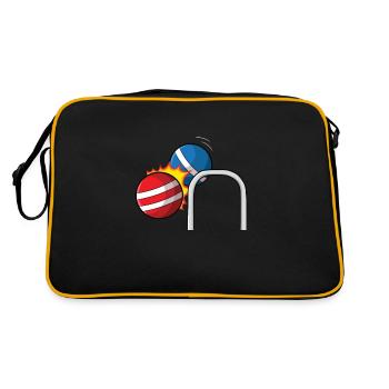 Croquet - Sac Retro - noir/or - Dos