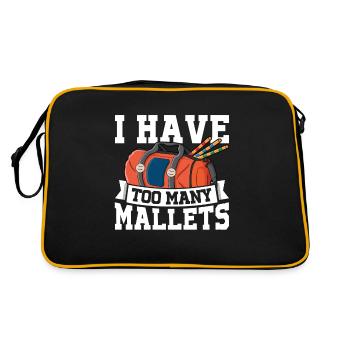 Croquet - Sac Retro - noir/or - Dos