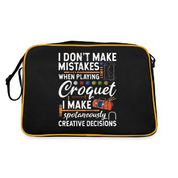 Croquet - Retro Bag - black/gold - Back