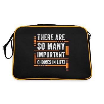 Croquet - Sac Retro - noir/or - Dos