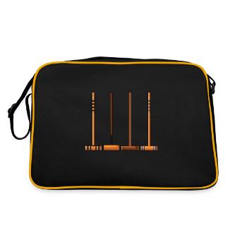 Croquet - Retro Bag - black/gold - Back