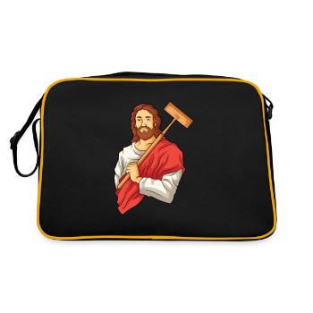 Croquet - Sac Retro - noir/or - Dos