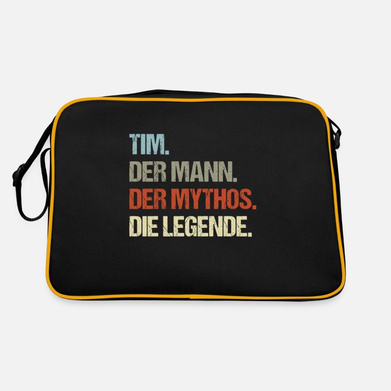 Tim der Mann der Mythos die Legende Retro Tasche