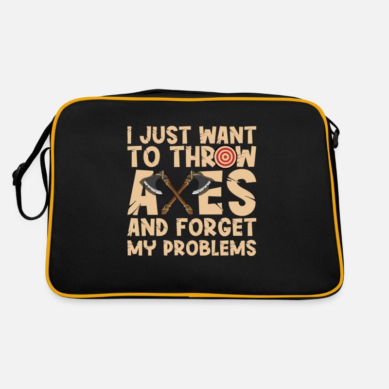 Lancer une hache Sac Retro