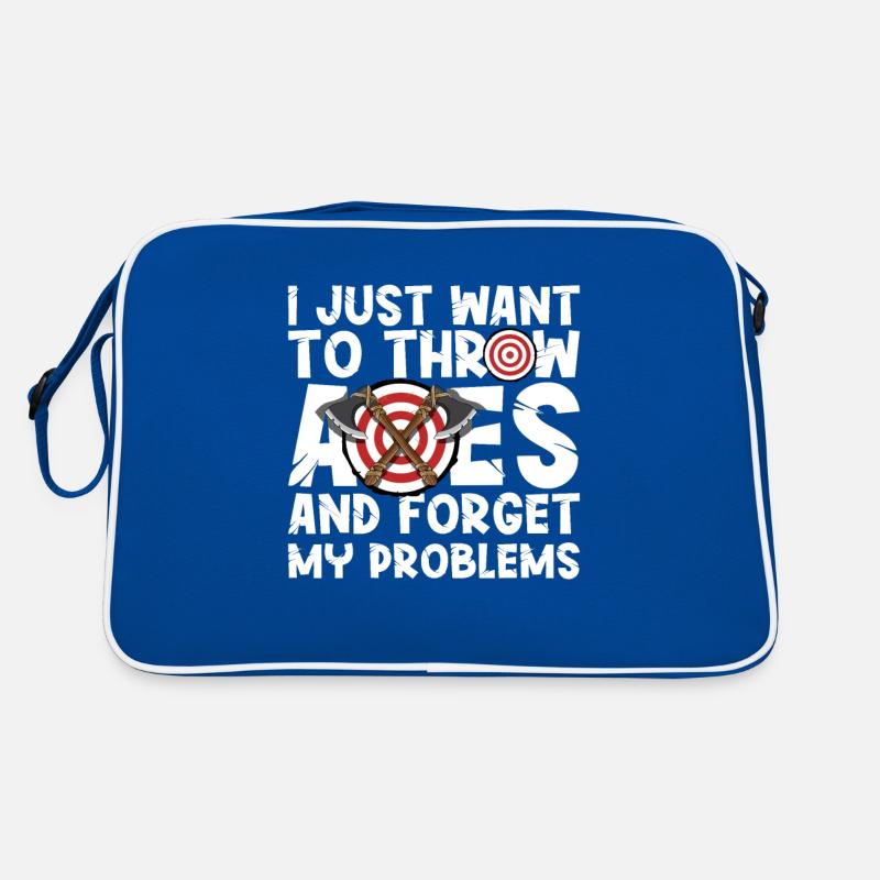 Axt Werfen Retro Tasche