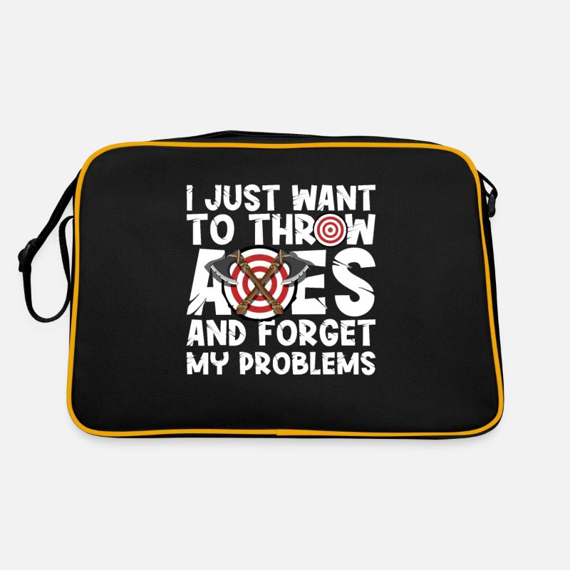 Axt Werfen Retro Tasche