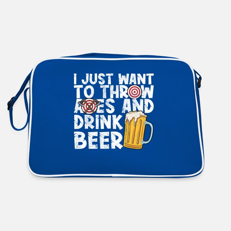 Axt Werfen Retro Tasche