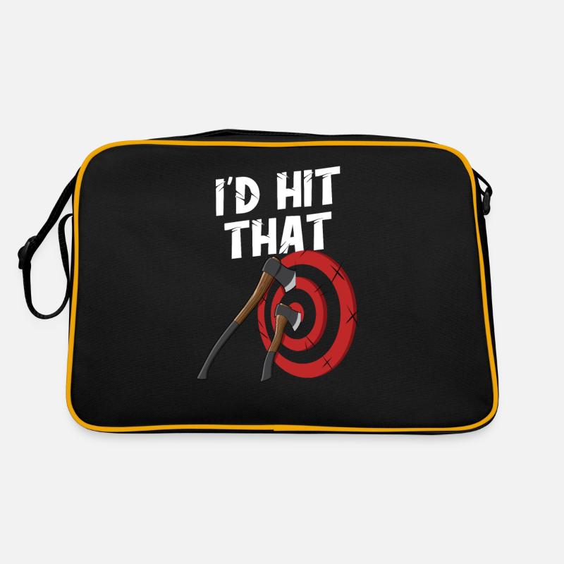 Axt Werfen Retro Tasche
