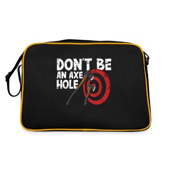 Lancer une hache - Sac Retro - noir/or - Dos