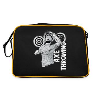 Lancer une hache - Sac Retro - noir/or - Dos