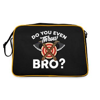 Lancer une hache - Sac Retro - noir/or - Dos