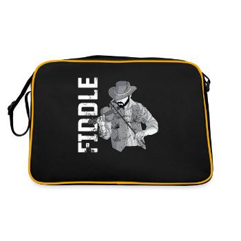 Violon Violon Viola Cello Musicien Instrument - Sac Retro - noir/or - Dos