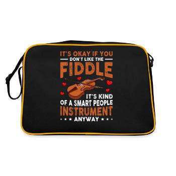 Violon Violon Viola Cello Musicien Instrument - Sac Retro - noir/or - Dos