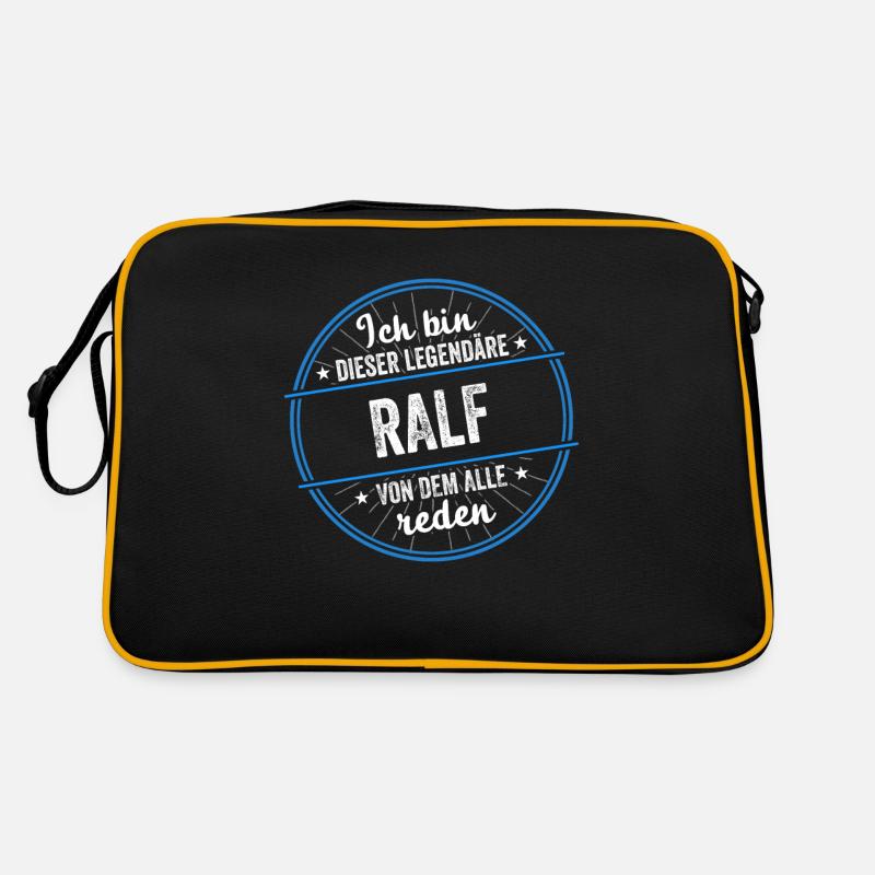 Ich bin dieser legendärer Ralf Name Retro Tasche