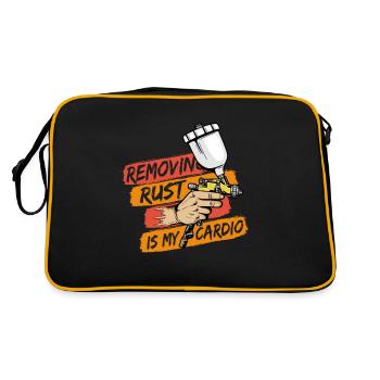 Auto Body Painter Auto Maler Sprayer - Sac Retro - noir/or - Dos