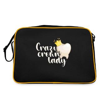 Dental laboratory assistant Dental laboratory assistant - Retro Bag - black/gold - Back