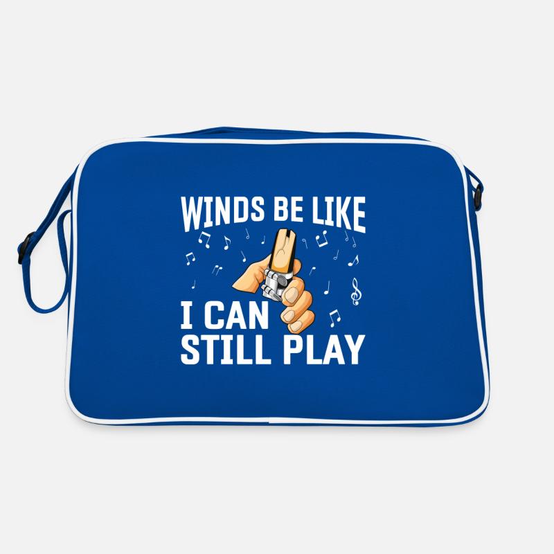 Clarinet Player Orchestra Musicians Retro Bag