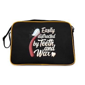 Dental laboratory assistant Dental laboratory assistant - Retro Bag - black/gold - Back