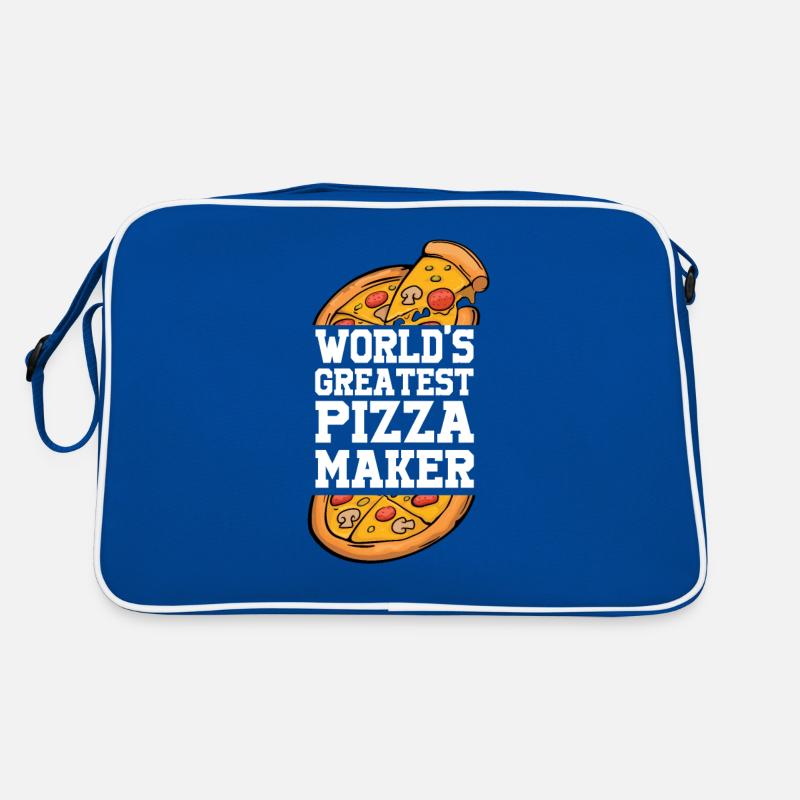 Pizza Bäcker Pizza selber machen Retro Tasche