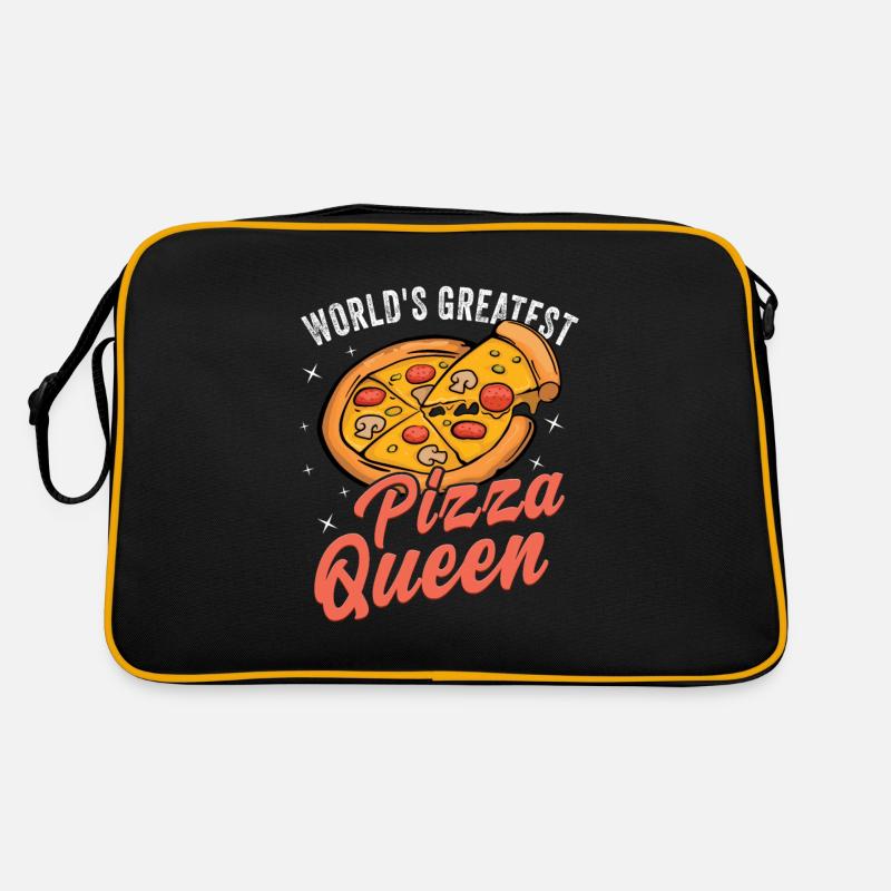 Pizza Bäcker Pizza selber machen Retro Tasche