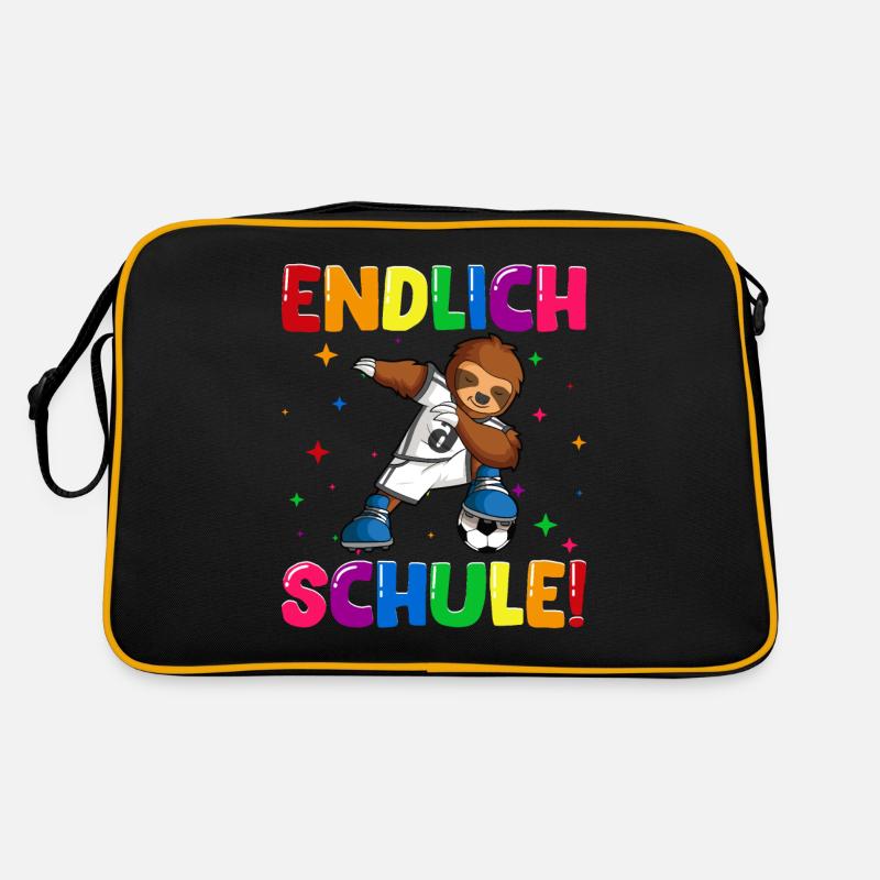 Einschulung Grundschule 1. Klasse ich komme Dab Retro Tasche