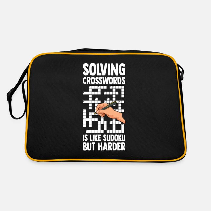 Solve crossword puzzles Retro Bag