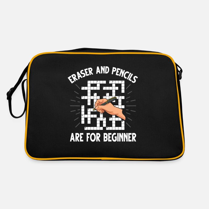 Solve crossword puzzles Retro Bag