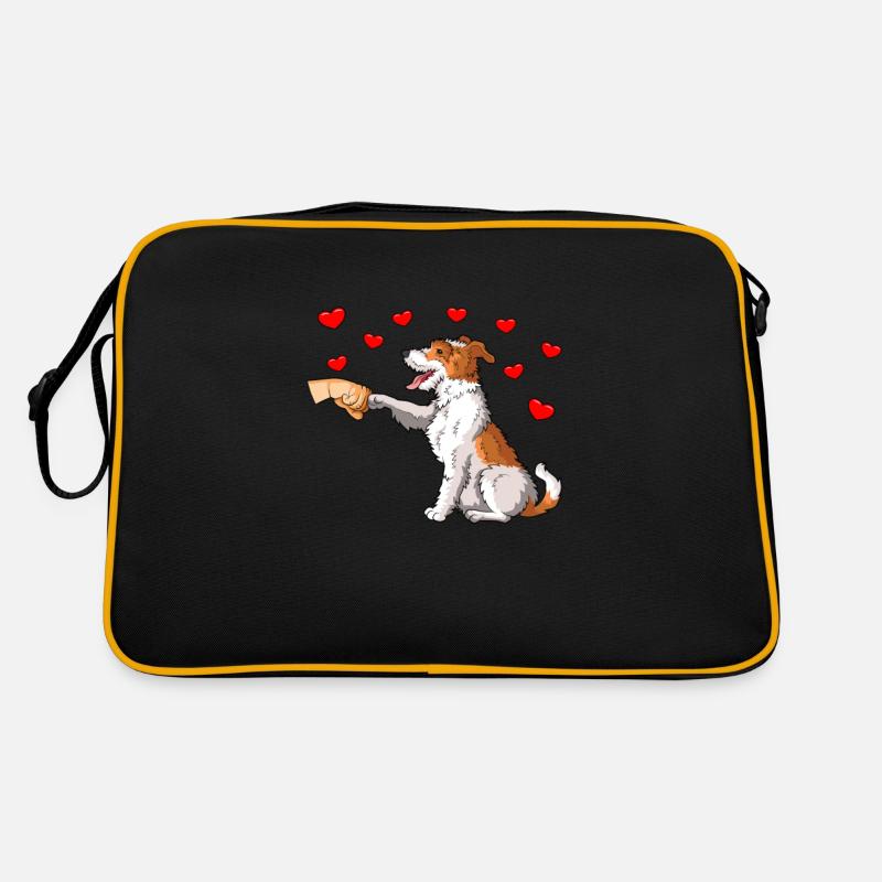 Drahthaar Foxterrier Hund Retro Tasche