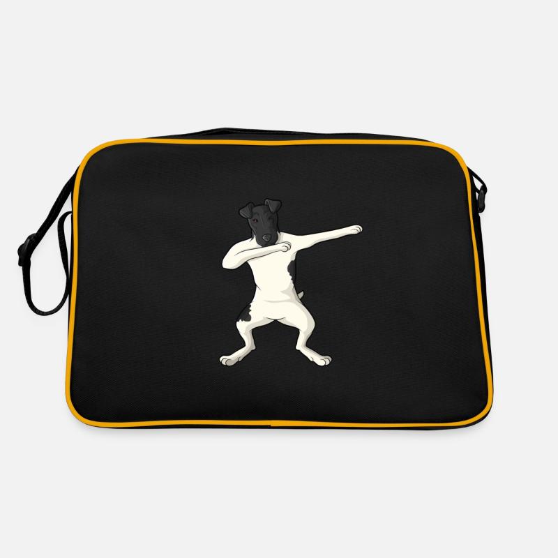 Glatthaar Foxterrier Hund Retro Tasche