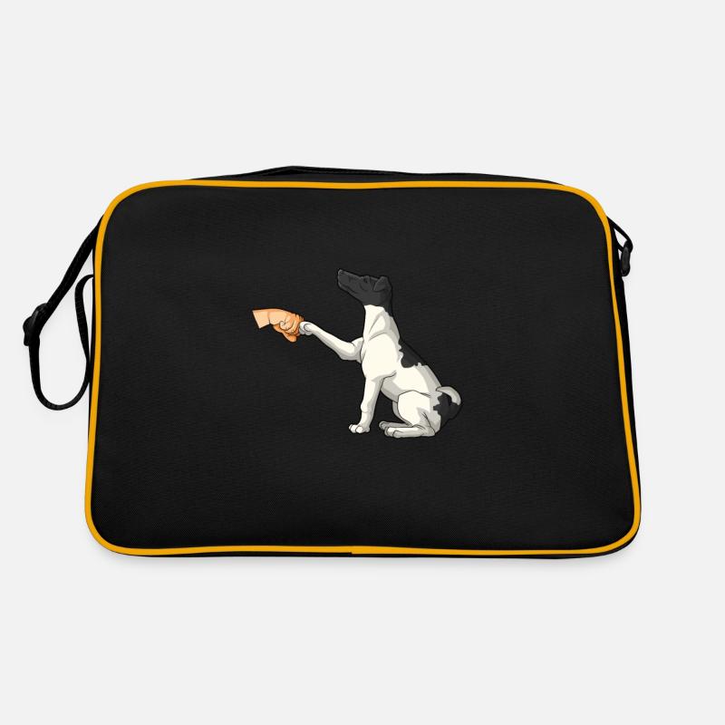 Glatthaar Foxterrier Hund Retro Tasche