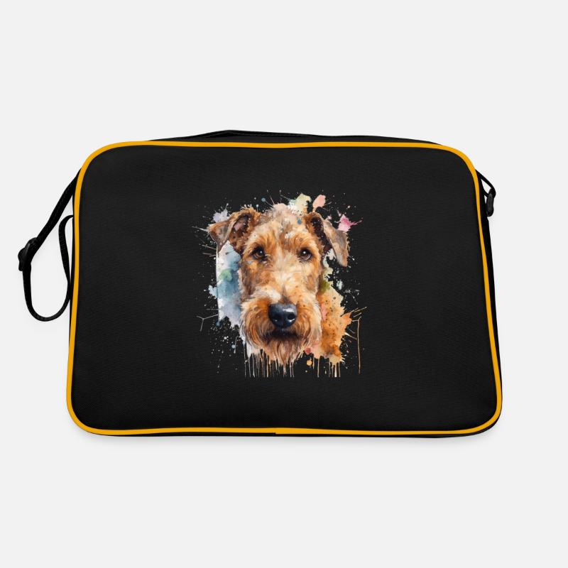 Airedale Terrier Sac Retro