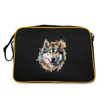 Malamute d’Alaska - Sac Retro - noir/or - Dos
