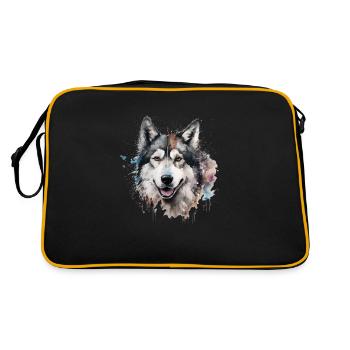 Malamute d’Alaska - Sac Retro - noir/or - Dos