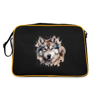 Malamute d’Alaska - Sac Retro - noir/or - Dos