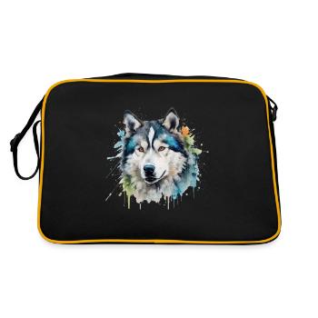 Malamute d’Alaska - Sac Retro - noir/or - Dos