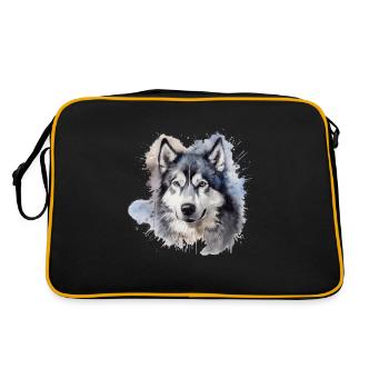 Malamute d’Alaska - Sac Retro - noir/or - Dos