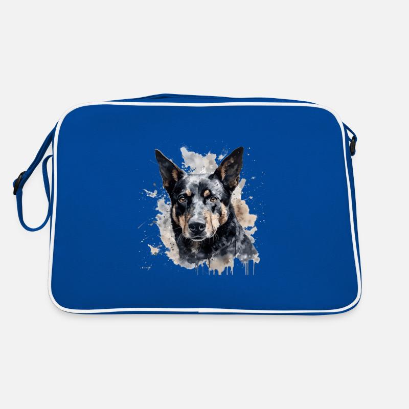 Australian Kelpie Retro Tasche