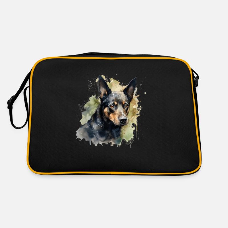 Australian Kelpie Retro Tasche