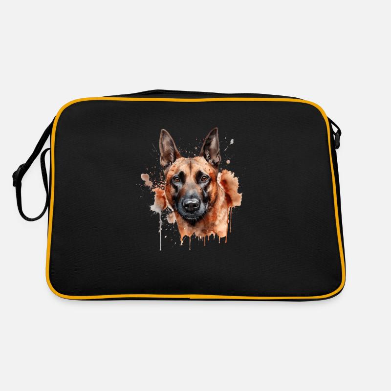 Belgian Malinois Retro Tasche