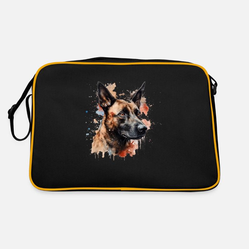 Belgian Malinois Retro Tasche